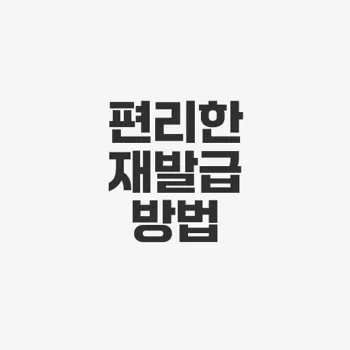 자동차 등록증 재발급